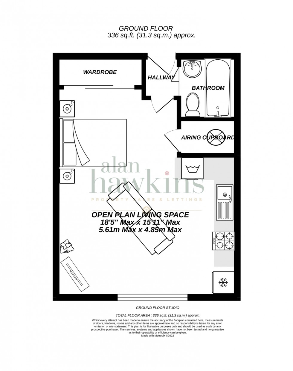 Floorplan for Marlborough Court, Royal Wootton Bassett, SN4