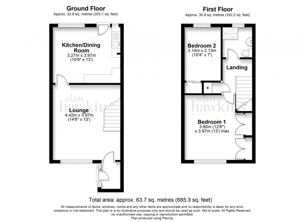 Floorplan for Briars Close, Royal Wootton Bassett, SN4