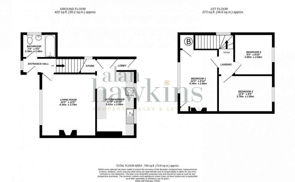 Floorplan for School Hill, Brinkworth, SN15