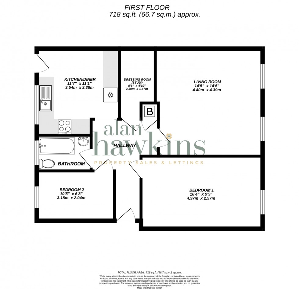 Floorplan for High Street, Royal Wootton Bassett, SN4