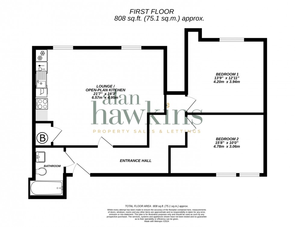 Floorplan for High Street, Royal Wootton Bassett, SN4