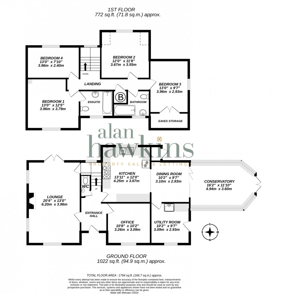 Floorplan for Chaddington Lane, Royal Wootton Bassett,  SN4