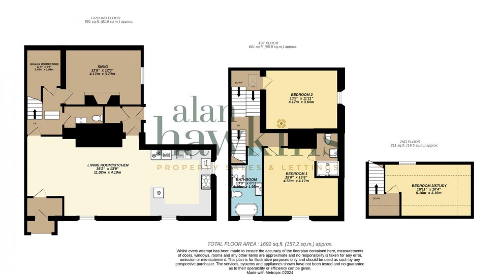 Floorplan for Mermaid Court, Christian Malford