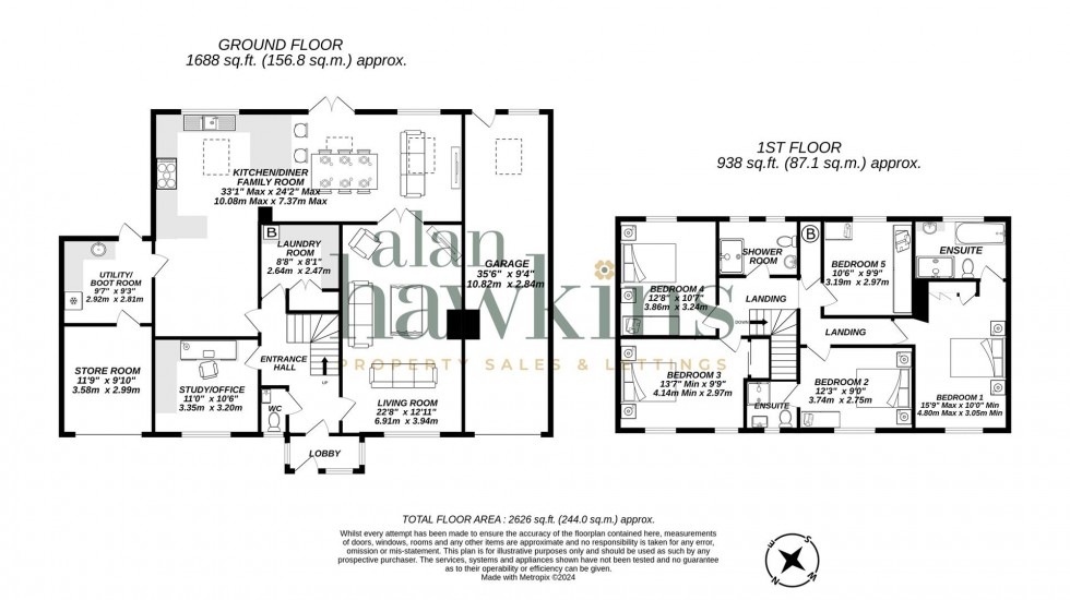 Floorplan for Boundary Close, Bradenstoke SN15 4