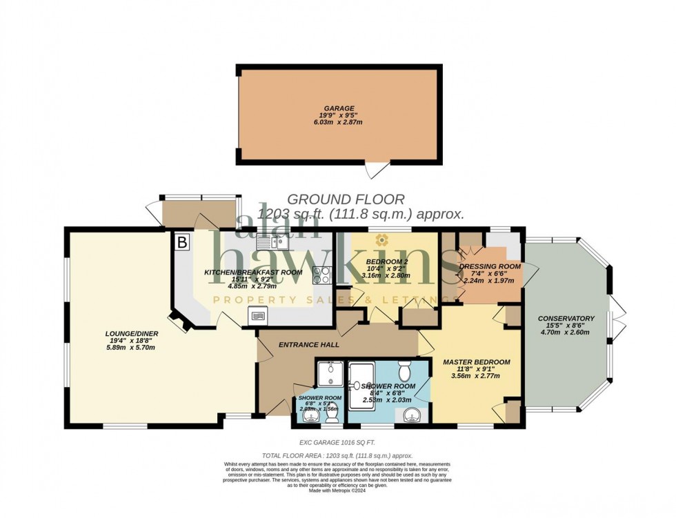 Floorplan for Lillybrook Estate, Lyneham, Chippenham