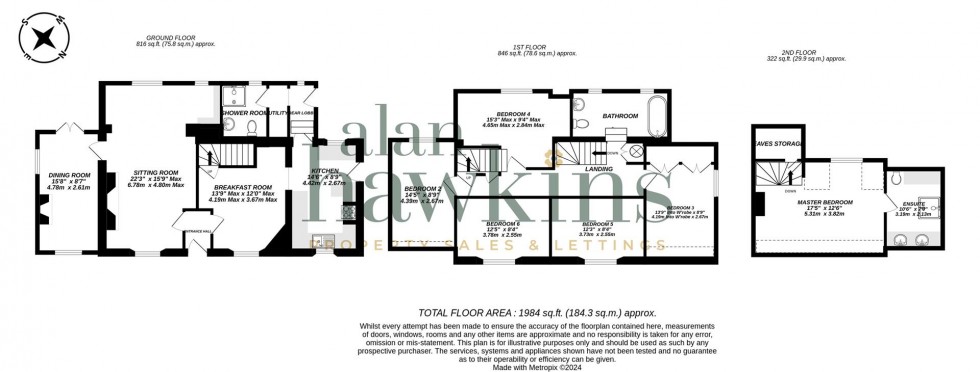 Floorplan for Wood Street, Royal Wootton Bassett