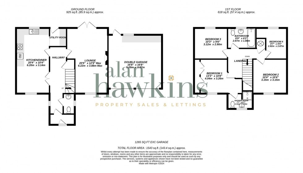 Floorplan for Windmill Road, Royal Wootton Bassett