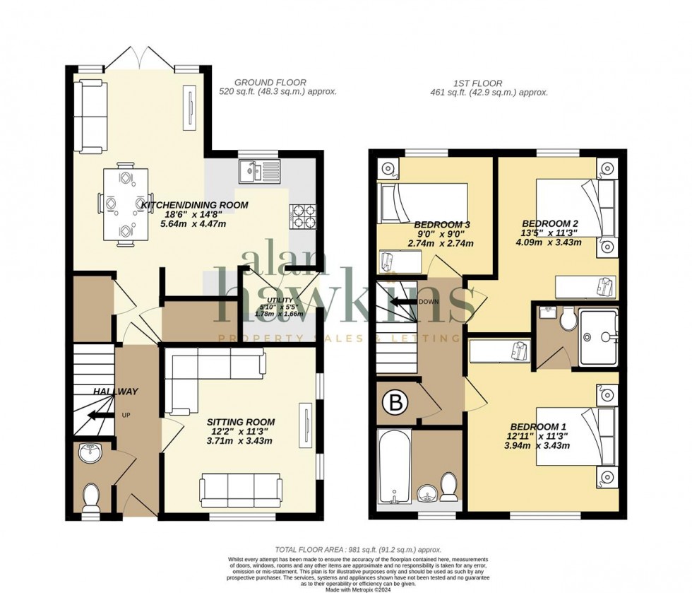 Floorplan for Ridgeway Park, Wroughton