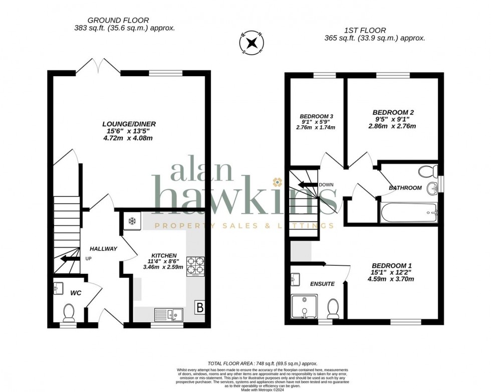 Floorplan for Cricketers Close, Royal Wootton Bassett SN4 8