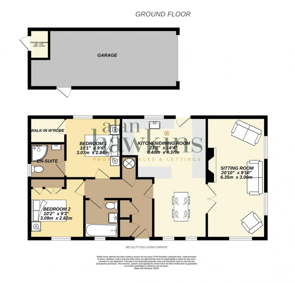 Floorplan for Lillybrook Estate, Lyneham, Wilts