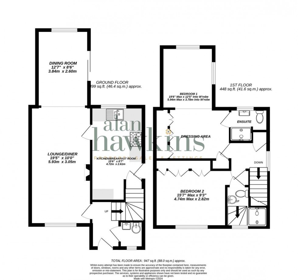 Floorplan for Britannia Crescent, Lyneham, Chippenham