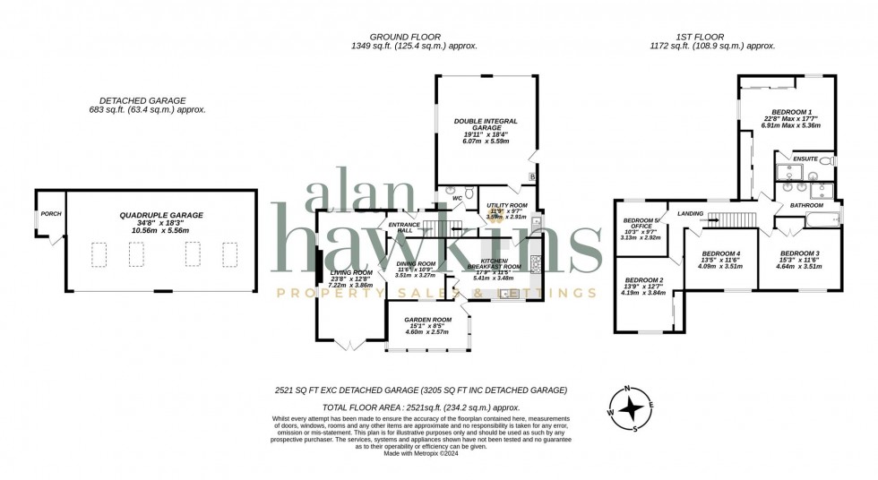 Floorplan for Fritterswell, Brinkworth SN15 5