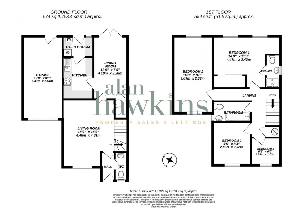 Floorplan for Skewbridge Close, Royal Wootton Bassett SN4 7