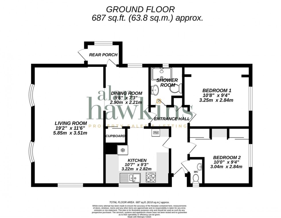 Floorplan for Lillybrook Estate, Lyneham Chippenham SN15 4