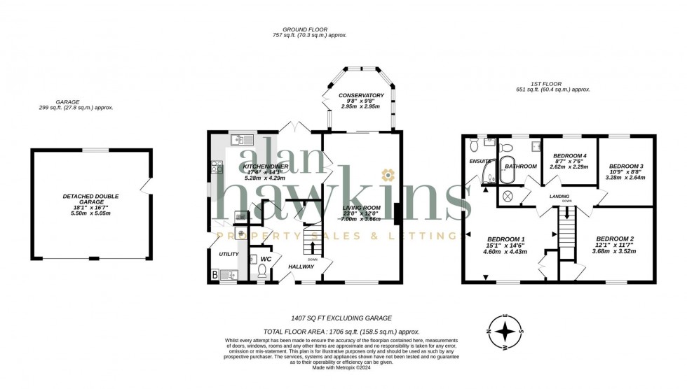 Floorplan for Old Forge Close, Brinkworth SN15 5