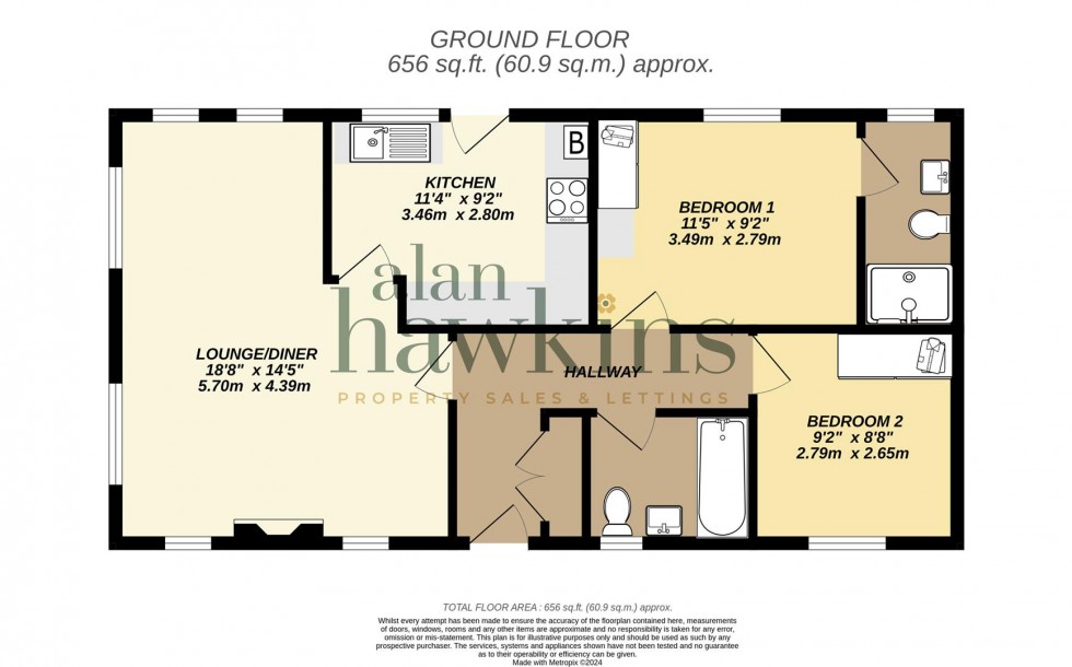 Floorplan for Church Park, Bradenstoke, Chippenham