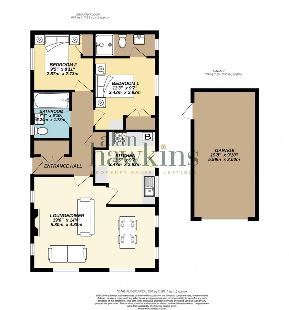 Floorplan for Church Park, Bradenstoke