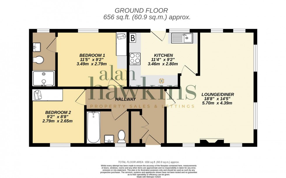 Floorplan for Church Park, Bradenstoke, Chippenham