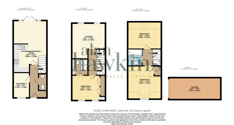 Floorplan for Da Vinci Walk, Royal Wootton Bassett, Swindon