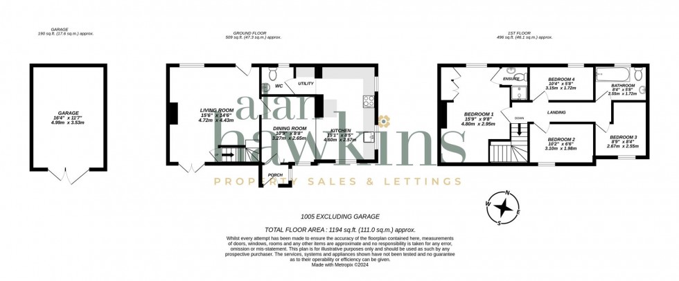 Floorplan for The Green, Goatacre SN11 9