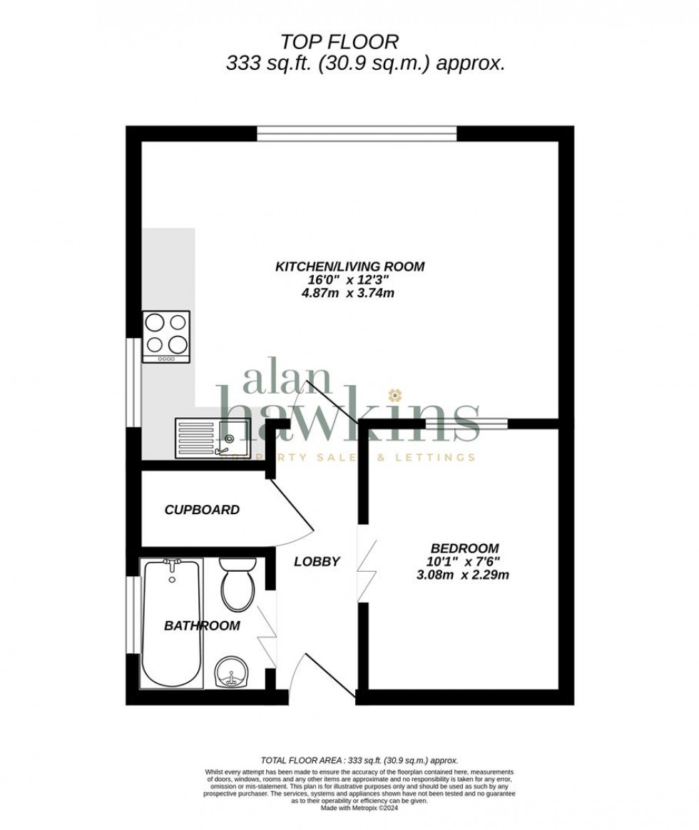 Floorplan for Blenheim Court, Shakespeare Road, Royal Wootton Bassett