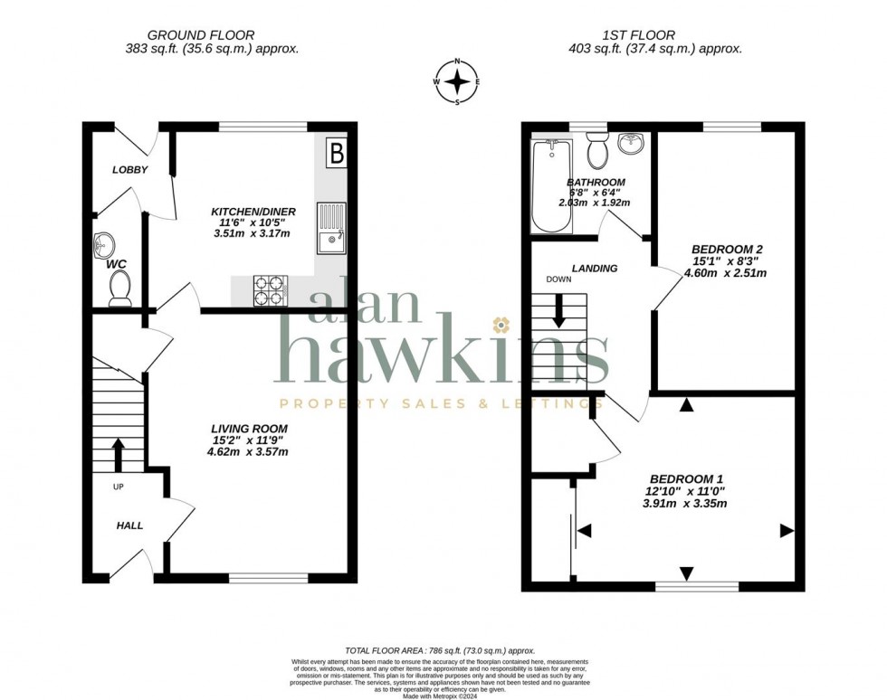 Floorplan for Daisy Brook, Royal Wootton Bassett