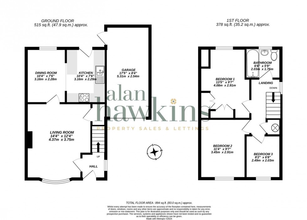 Floorplan for Middle Ground, Royal Wootton Bassett SN4