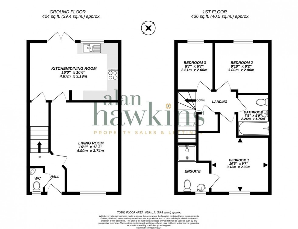 Floorplan for Buxton Way, Royal Wootton Bassett, SN4 8