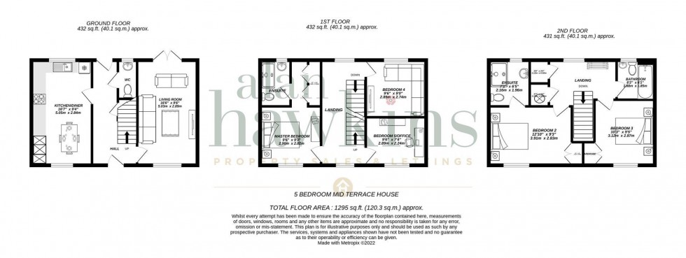 Floorplan for Da Vinci Walk, Royal Wootton Bassett