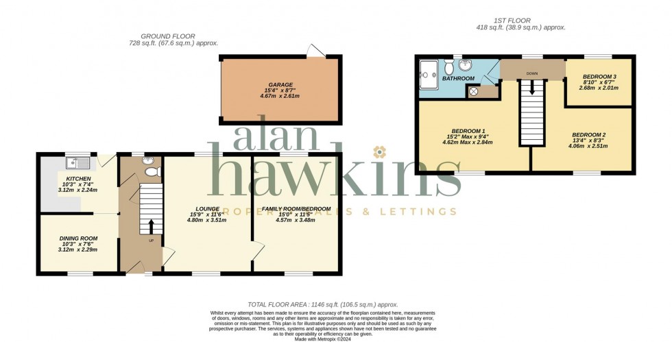 Floorplan for Westbury Park, Royal Wootton Bassett