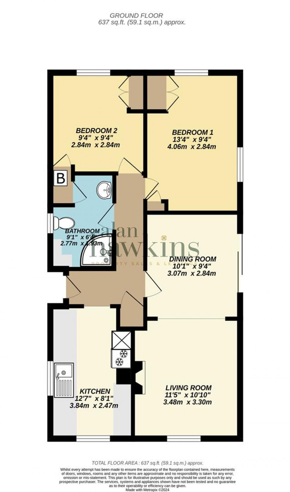 Floorplan for Church Park, Bradenstoke, Chippenham