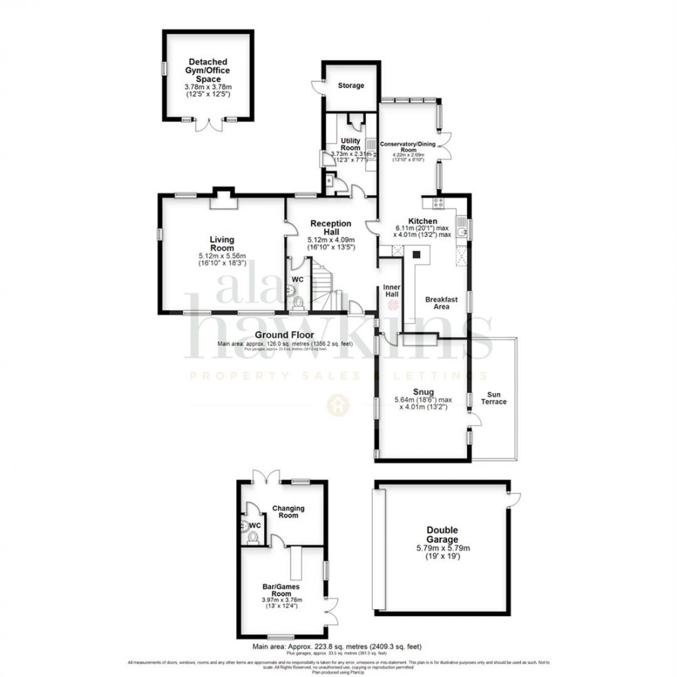 Floorplan for Hook Street, Nr. Royal Wootton Bassett