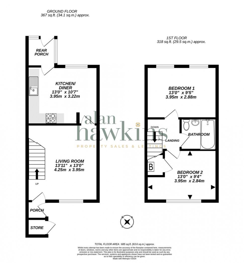 Floorplan for Blackthorn Close, Royal Wootton Bassett SN4 7