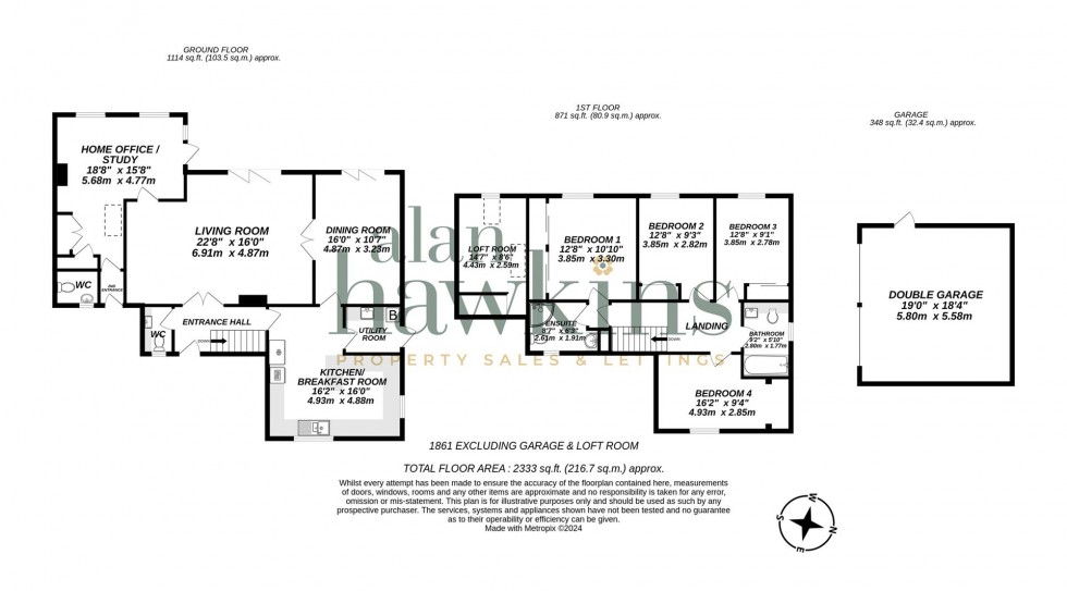 Floorplan for Broad Town, Swindon SN4 7