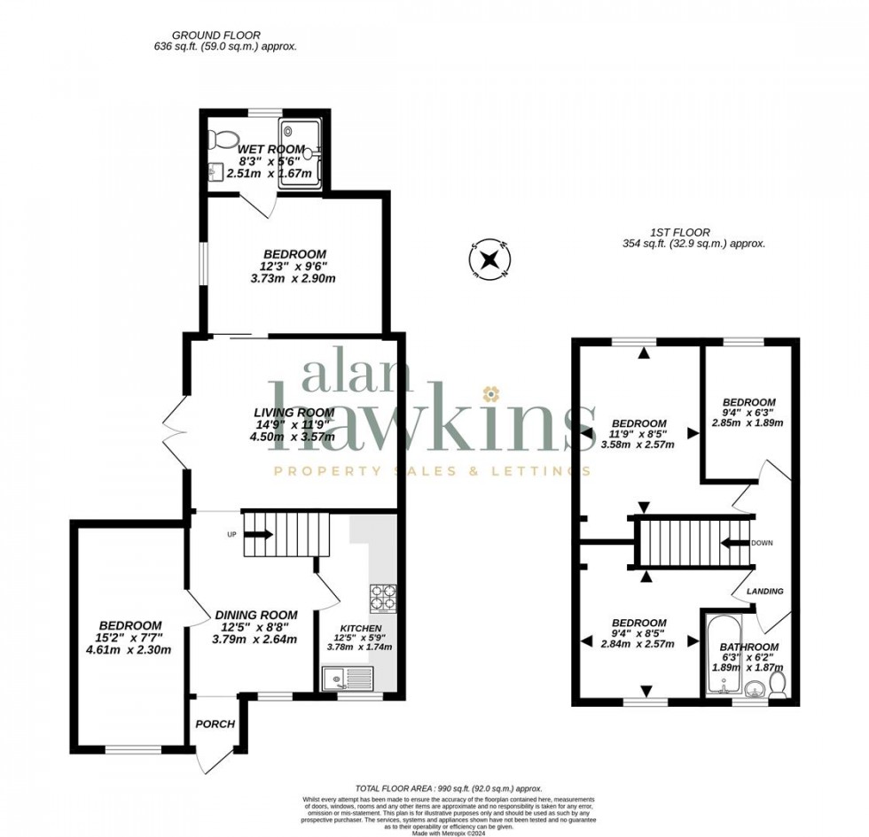 Floorplan for Sycamore Close, Lyneham SN15