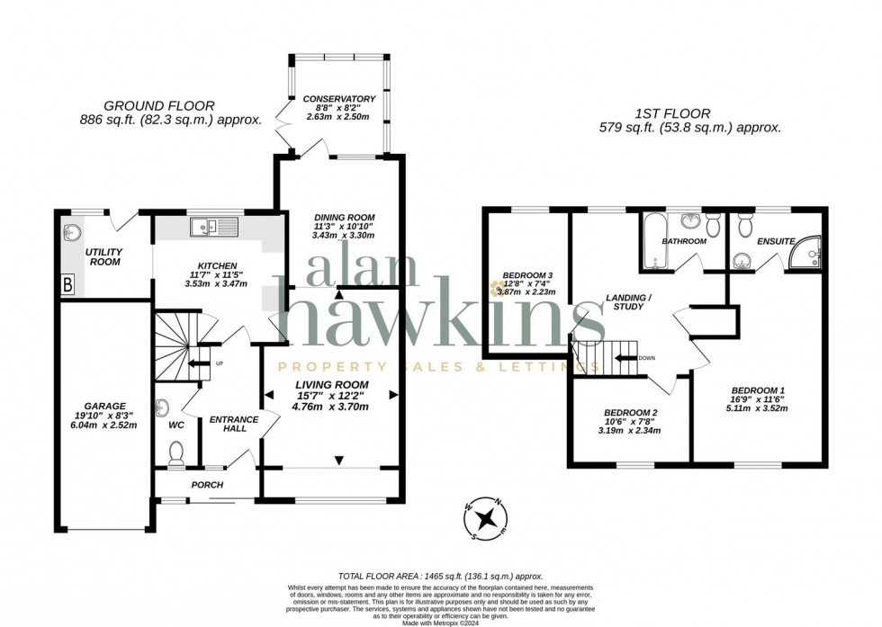 Floorplan for Kingsley Avenue, Royal Wootton Bassett SN4 8