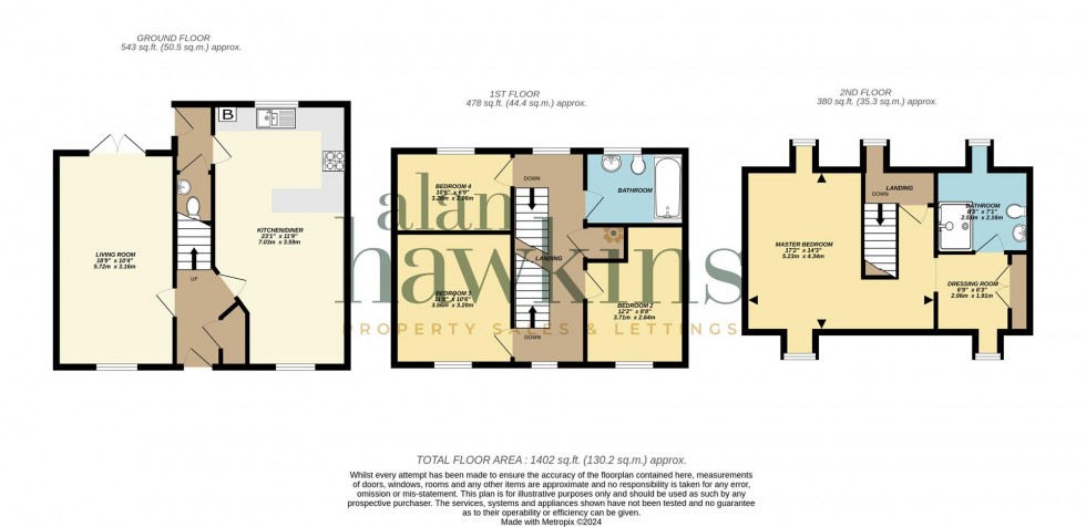 Floorplan for Dior Drive, Royal Wootton Bassett