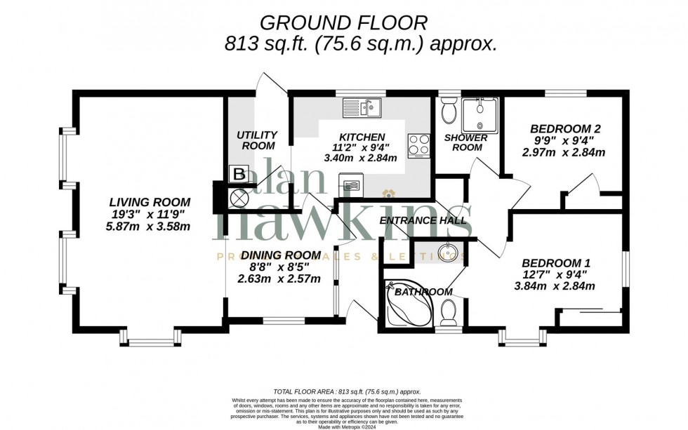 Floorplan for Lillybrook Estate, Lyneham SN15 4