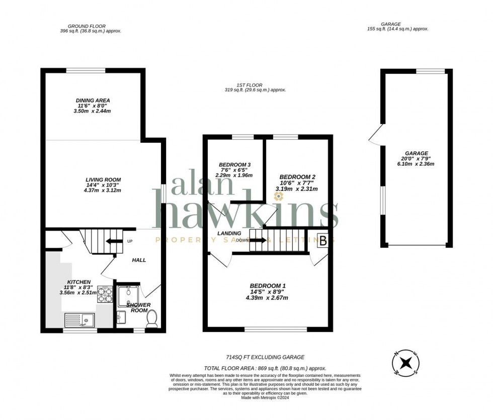 Floorplan for Swinburne Place, Royal Wootton Bassett SN4