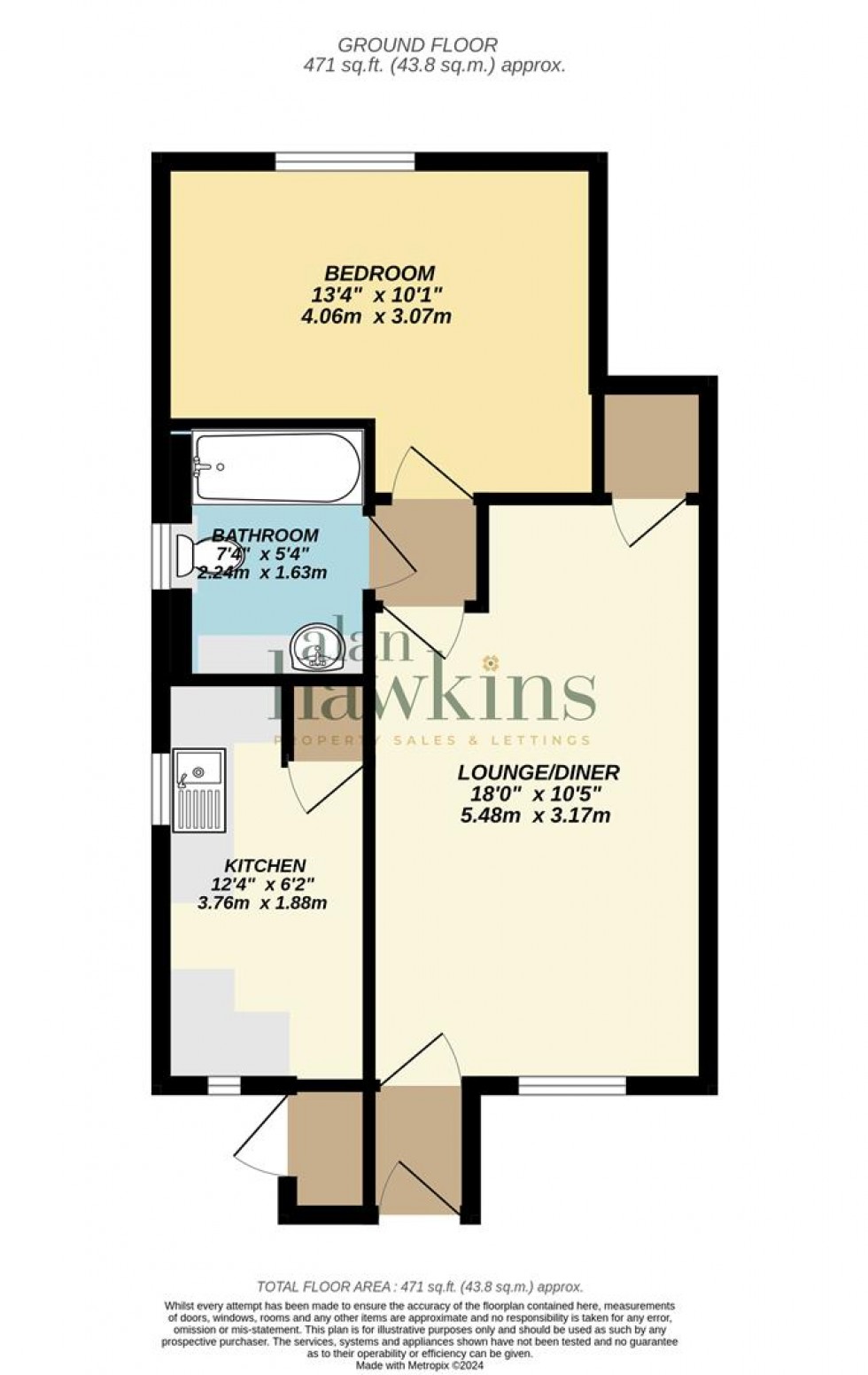 Floorplan for Victoria Drive, Lyneham, Chippenham