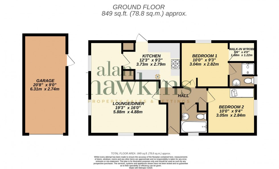 Floorplan for Church Park, Bradenstoke, Chippenham