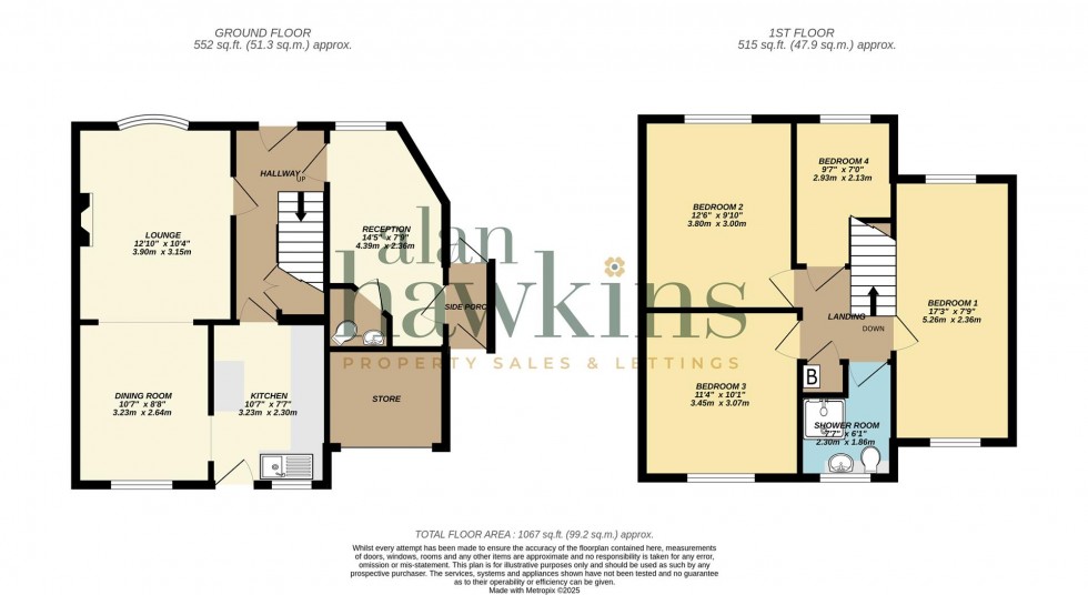 Floorplan for Lime Kiln, Royal Wootton Bassett