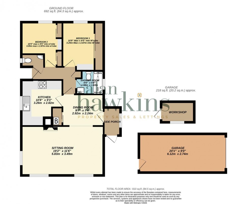 Floorplan for Lillybrook Estate, Lyneham, Chippenham