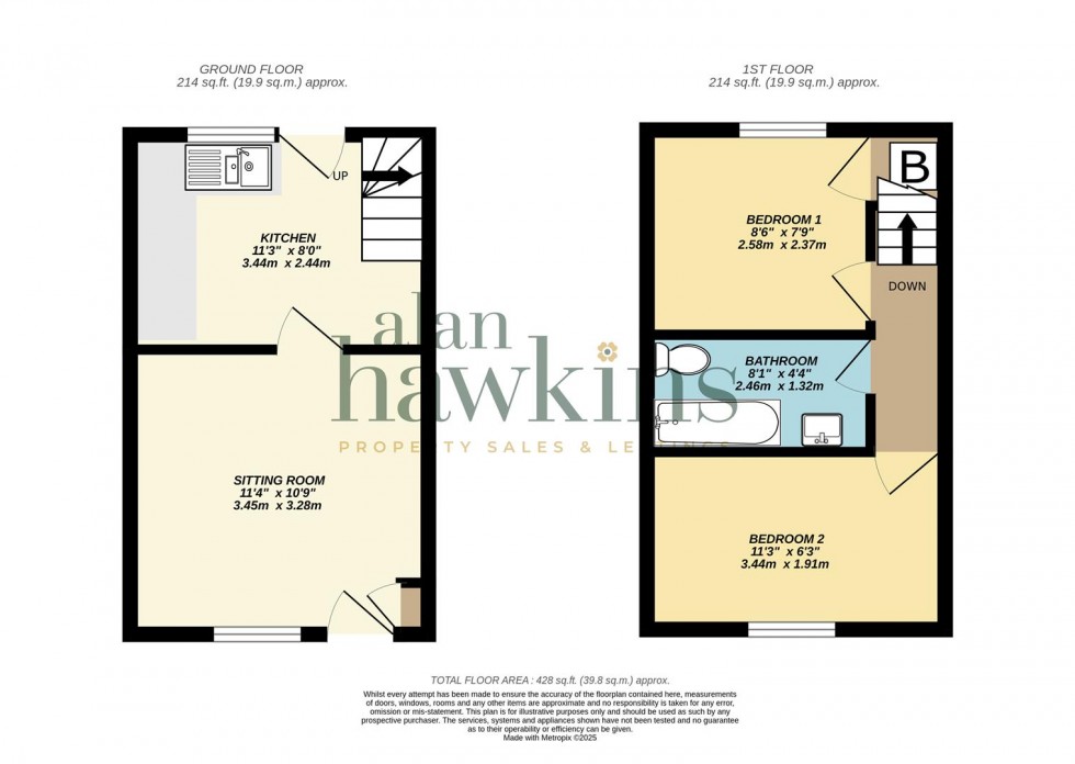 Floorplan for Wood Street, Royal Wootton Bassett