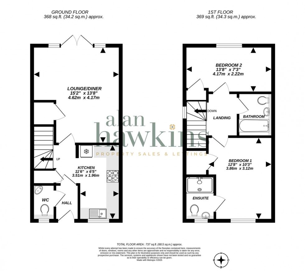 Floorplan for Gibbs Row, Redlands Village, Swindon SN3 0