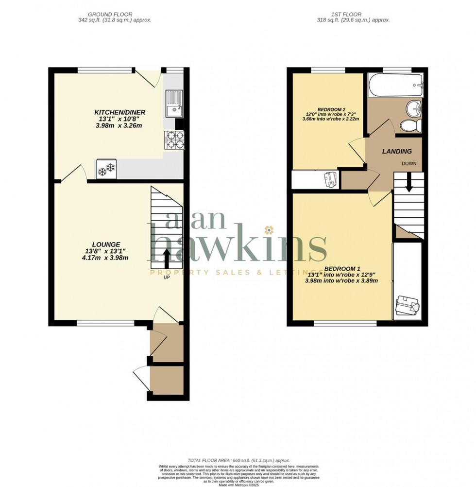 Floorplan for Saffron Close, Royal Wootton Bassett