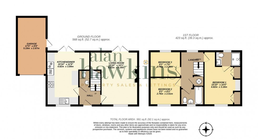 Floorplan for Windmill Road, Royal Wootton Bassett