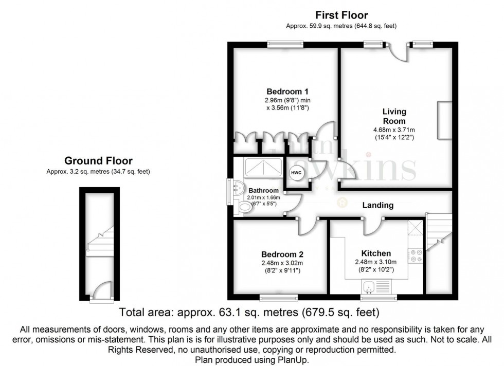 Floorplan for The Mulberrys, Royal Wootton Bassett, Swindon