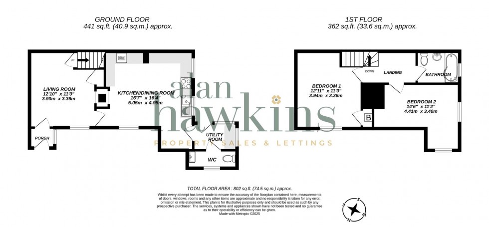 Floorplan for Beamans Lane, Royal Wootton Bassett SN4 7